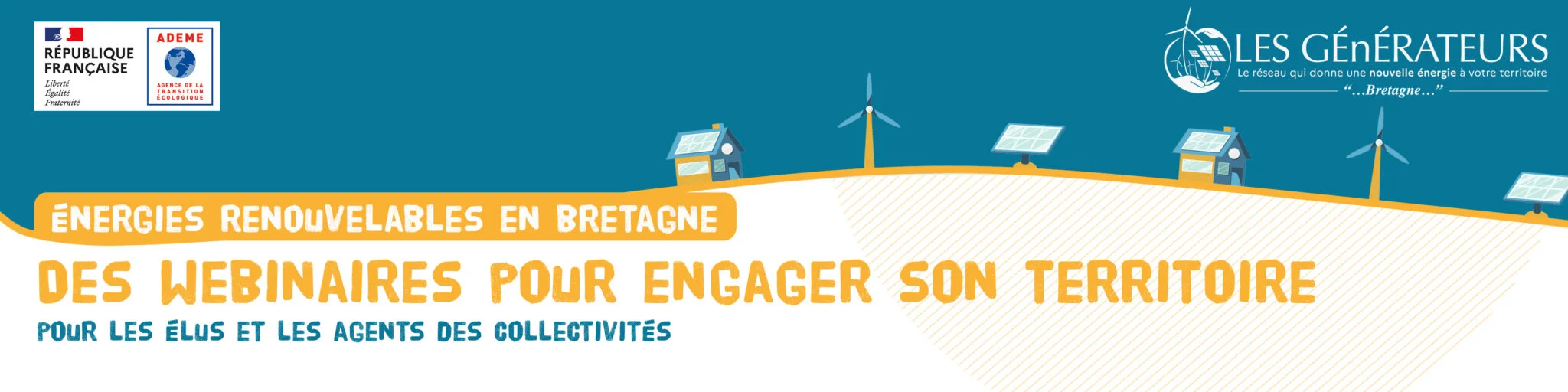 Générateurs Bretagne : regardez en replay 3 webinaires pour développer l’éolien et le photovoltaïque dans vos territoires